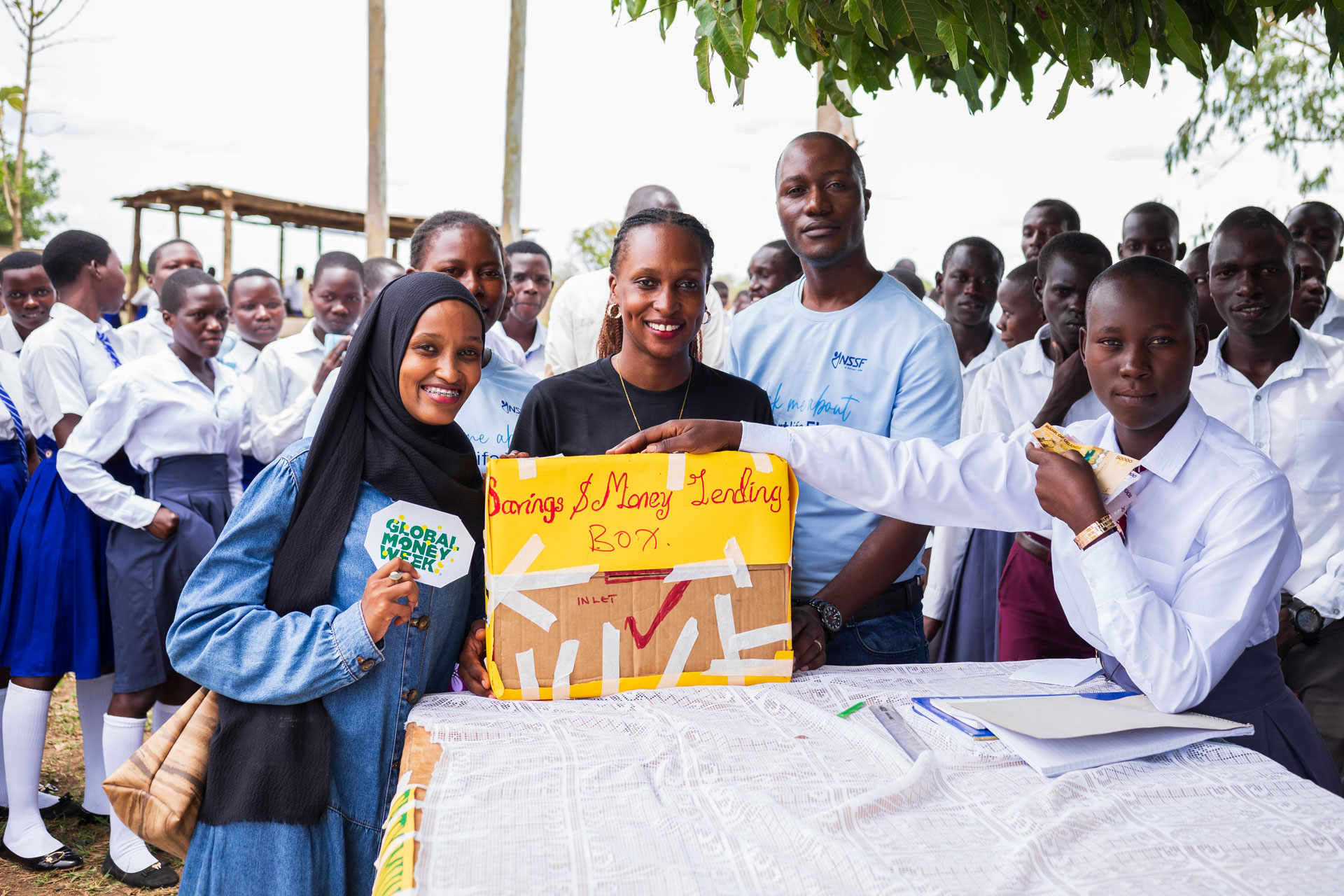 Financial literacy outreach in Kampala