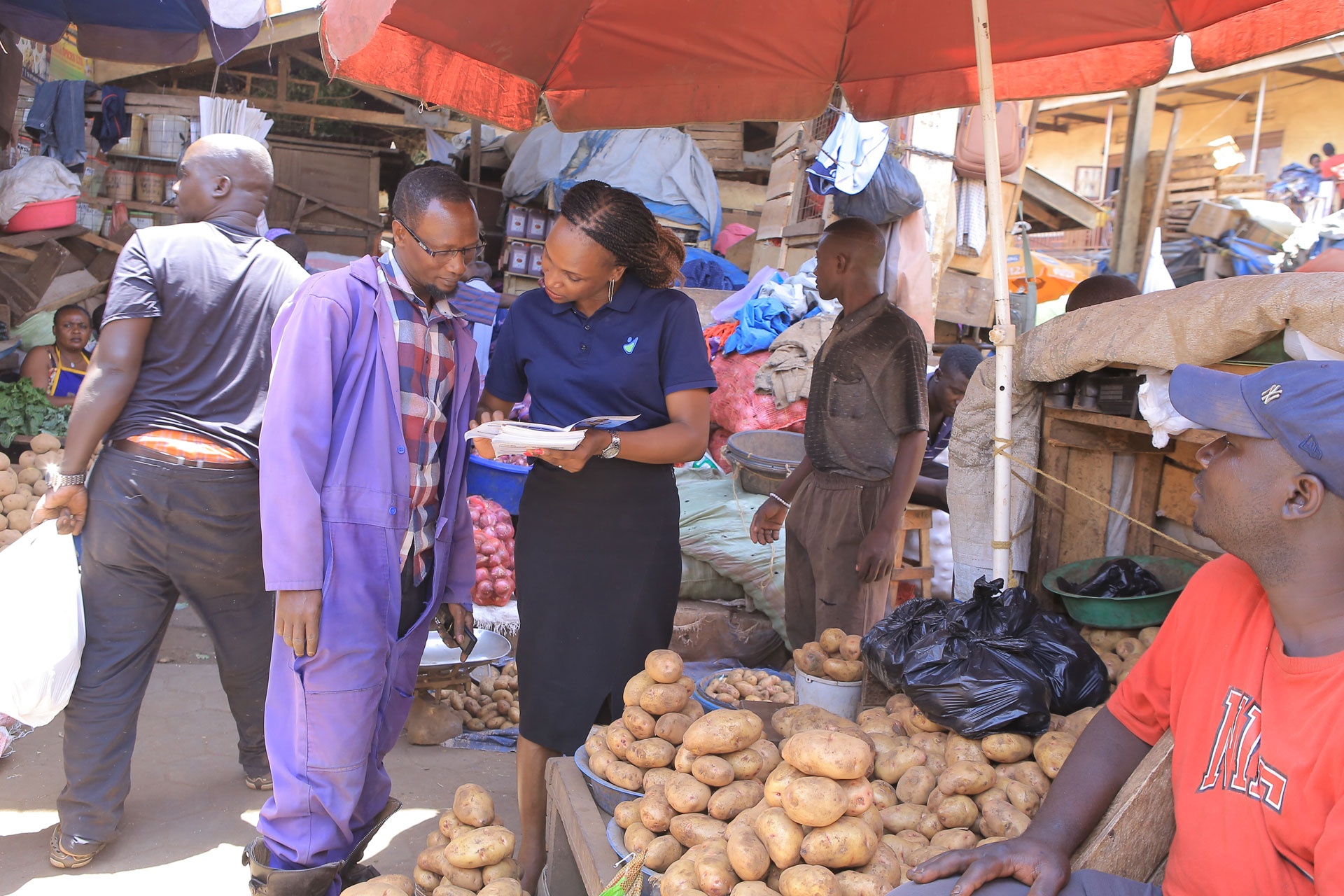 Financial literacy outreach in Kampala